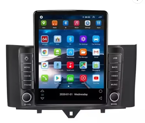 Lecteur DVD de voiture style Tesla 4+64G, vidéo de voiture pour Benz Smart Fortwo 2011-2015, WIFI, autoradio FM RDS, Carplay, BT, stéréo 4G LTE - Product Image 2