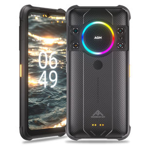 <span class=keywords><strong>AGM</strong></span> <span class=keywords><strong>H5</strong></span> <span class=keywords><strong>Pro</strong></span>, Teléfono Inteligente Resistente con Helio G85, Pantalla HD+ de 6.5 Pulgadas, 6GB+128GB, Cámara de 48MP, Batería de 7000mAh con NFC/IP68, Altavoz de 109dB y Visión Nocturna - Product Image 1