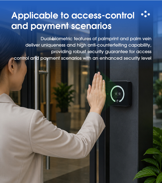 RAKINDA RD960 Palm Vein Recognition Module with Touchscreen Interface for Android-Based Information Security Systems
