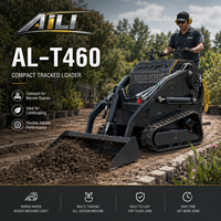 Precio de Fábrica, Minicargadora T460, Cargadora Compacta de Orugas de 300 kg para Construcción Agrícola