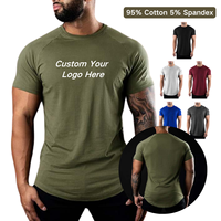 T-shirts de sport pour hommes, t-shirts imprimés, t-shirts personnalisés en coton et polyester compressé avec logo
