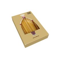 Boîte d'emballage en papier kraft avec fenêtre pour pâtes noddles nouveau design