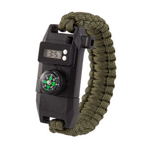 Bracelet Paracord Tactique Extérieur Anthrive Avec Sifflet Allume-Feu Sifflet Couteau Grattoir Boussole - Product Image 6