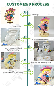 Electroplating Engraving Popeye <strong>Figurines</strong> Cross Border Trendy Creative High End Resin Handicrafts Fiberglass Sculptures - Product Image 5