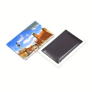 Wholesale Price Custom Tin Printing Country City Souvenir Warsaw <b>Fridge</b> Magnet - Product Image 1