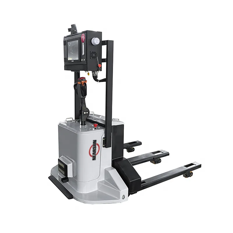 Prodotti su misura stand drive idraulico completamente elettrico stacker 1ton 1.5ton 2ton elettrico stacker per la vendita