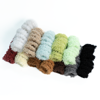 Bâtonnets en molleton corail épais et torsadés, multicolores et moelleux, pour la création artisanale de figurines d'animaux DIY