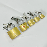 Bon marché, cadenas de sécurité en fer avec logo personnalisé, cadenas en laiton