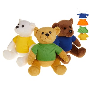 High Quality Personalized <b>Cute</b> Soft Plush Small Teddy <b>Bear</b> with Customized T Shirt - Product Image 1