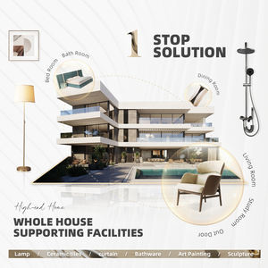 Bespoke apartemen kontemporer, furnitur kenyamanan penuh penyedia kunci putar, desainer Interior, <span class=keywords><strong>Sofa</strong></span> ruang tamu - Product Image 3