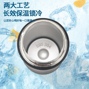 New Fashion Large Capacity Stainless Steel <b>Sports</b> <b>Water</b> <b>Bottle</b> Straw Portable Outdoor Travel Vacuum Flask 12-24 Hours Thermal - Product Image 4