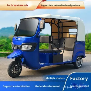 รถสามล้อไฟฟ้าอินเดีย บาจาจ ออโต้ ตูตู ไทย ตุ๊กตุ๊ก แบบเปิดประทุน 4 ที่นั่ง รับน้ำหนักได้ 400 กก.+ สำหรับส่งออกแอฟริกา ใช้เป็นรถรับจ้าง - Product Image 5