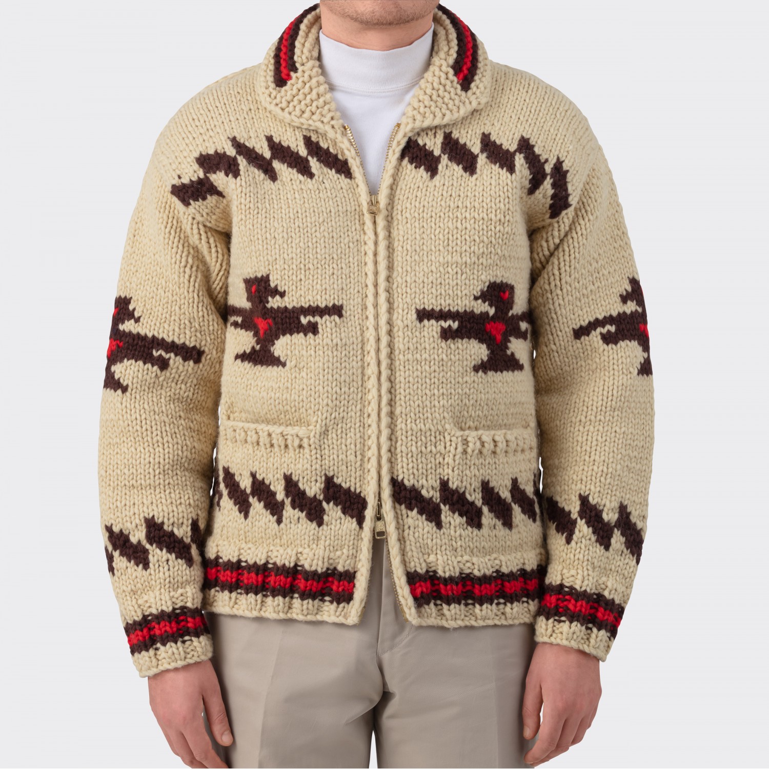 トップス Phlannel Wool Silk Nep Cowichan Sweater Phlannel Wool Silk Nep Cowichan Sweater（Cowichan Knit