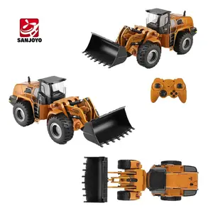 RC Wltoys 14800 buldozer 1/14 ölçekli 2.4GHz ön yükleyici inşaat traktör alaşım kamyon uzaktan kumanda RC araba oyuncak çocuklar