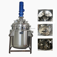 Cuve de mélange en acier inoxydable personnalisable pour dissolvant, transfert de chaleur, agitation, réaction et liquide anticorrosion