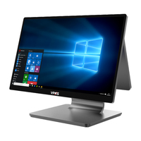 VPOS VPOS-T9 15.6 inci sistem kasir cangkang Aloi aluminium dengan 10 titik layar sentuh Windows OS garansi 3 tahun