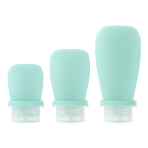 Botella de Silicona para Viaje, Botella Plana para Almacenamiento de Cosméticos, Set de Botellas para Productos de Cuidado de la Piel y Artículos de Aseo - Product Image 2