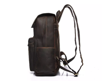 Sac à dos en cuir de vachette véritable pour hommes sac à dos de voyage pour ordinateur portable femmes randonnée Sport Camping en plein air randonnée sac à dos personnalisé