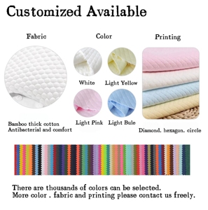 <span class=keywords><strong>Almohada</strong></span> <span class=keywords><strong>de</strong></span> Lactancia para Bebés Recién Nacidos 100% Algodón con Cojín Inclinado <span class=keywords><strong>de</strong></span> Espuma Viscoelástica para Dormir y Alimentar - Product Image 6