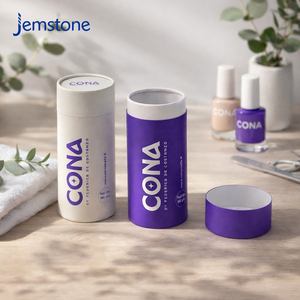 Emballage de haute qualité, écologique, en carton cylindrique pour rouge à lèvres aux huiles essentielles, vernis à ongles, huiles et parfums. - Product Image 1