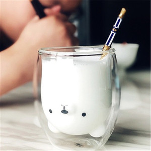 Tazza in Vetro a Doppia Parete con Design a Orecchie di Gatto, Resistente al Calore, per Caffè e Tè, Idea Regalo per <span class=keywords><strong>Casa</strong></span> e Ufficio - Product Image 4