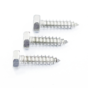 Viti autofilettanti per legno a testa esagonale esterna in acciaio inossidabile completamente filettate - Product Image 2