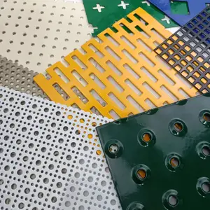 Panel de chapa perforada de acero inoxidable o aluminio