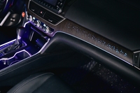 Lumière d'ambiance étoilée en bois pour Honda Accord 10ème génération 2018-2022, accessoires de garniture d'éclairage LED intérieur de voiture