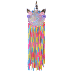 Nouvel Organisateur de Pinces à Cheveux Licorne à Pompons <span class=keywords><strong>Attrape</strong></span>-rêves Décoration Chambre <span class=keywords><strong>Enfant</strong></span> Support pour Accessoires Cheveux Vente en Gros 0-24 - Product Image 1