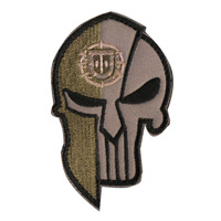 Patch brodé Punisher LOGO Tactics avec fixation auto-agrippante