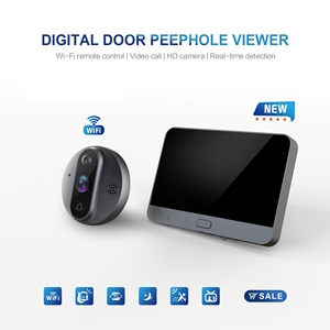 Noche visión Tuya <span class=keywords><strong>Wifi</strong></span> inteligente electrónica <span class=keywords><strong>mirilla</strong></span> Visor de puerta con Control de APP - Product Image 4