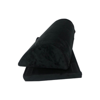 Oreiller de soutien de jambe Portable ergonomique incurvé semi-circulaire confortable réglable sous la Table repose-pieds sous le coussin de bureau
