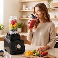3-in-1 commerciële blenders en sapcentrifuges, mixblender, mixeurs, keukenmachine, ijsbreker, blenderapparaat voor de keuken