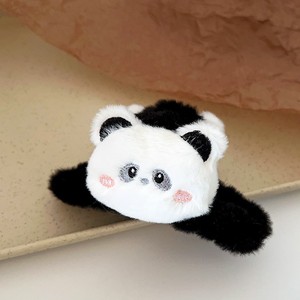 Grande pince à cheveux en fourrure douce <span class=keywords><strong>Panda</strong></span> Accessoires Barrette en peluche Lapin Grenouille Pince à cheveux Requin - Product Image 1