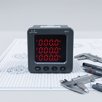 Compteur numérique multifonction triphasé EASTSONG ES72 avec affichage 72mm, classe 0.5, quatre quadrants (kWh actif, réactif, apparent)