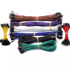 Dupont 2.54MM Pitch 1P Erkek - Dişi Konnektör Hattı 2/3/4/5/6 Pin Arduino için Dupont Jumper Tel Kablo 22 24 AWG 10CM/20CM/30CM - Product Image 1