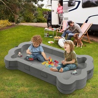 Lit de voyage pliable 2-en-1 pour enfants, matelas portable pour repos et jeux en extérieur, idéal pour les voyages en voiture - Vente chaude