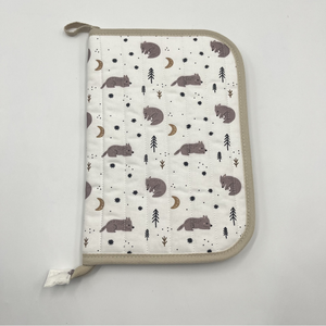 Porte-carte léger en polyester antivol Organisateur de <span class=keywords><strong>passeport</strong></span> de carte de <span class=keywords><strong>santé</strong></span> pour nouveau-né à la mode pour bébés - Product Image 1