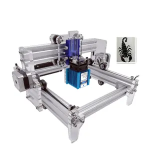 Máquina de gravura a laser de aço inoxidável, poderosa, digital, diy, gravação rápida, madeira, plástico, adesivo, grbl, faça você mesmo, máquina de gravar