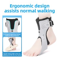 Attelle de soutien de la cheville en nylon de qualité médicale pour la rééducation de l'entraînement sportif Nouvelle boucle Airbag Correction fixe du pied transfrontalière