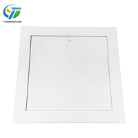 Panneau d'accès en aluminium blanc résistant à l'humidité avec porte d'inspection en plaque de plâtre pour la décoration intérieure d'hôtel