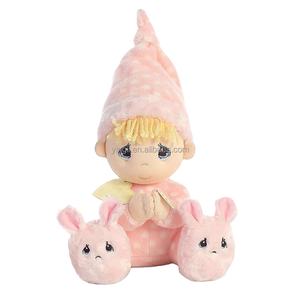 Muñeca de Peluche Personalizada A899, Directamente de Fábrica, Muñeca de Oración con Ojos de Lágrima, Muñeca de Peluche de Bebé <span class=keywords><strong>para</strong></span> <span class=keywords><strong>Dormir</strong></span> con Sombrero - Product Image 1