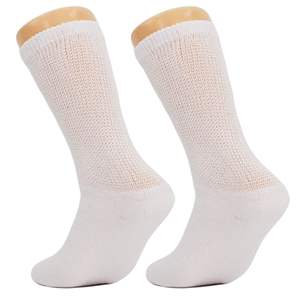 Chaussettes pour diabétiques Db en coton, design sans ressort, unisexe, blanc, 9-11, toutes saisons - Product Image 4