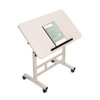 Bureau moderne pour le télétravail, avec élévation pneumatique, pliable et amovible, bureau pour ordinateur portable, bureau d'étude, construction en bois massif et acier, personnalisable
