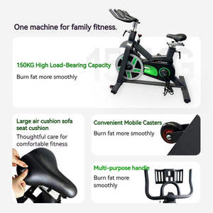 Vélo de spinning à résistance magnétique pour salle de sport, affichage LCD des données, cadre en acier durable, équipement de fitness commercial - Product Image 2