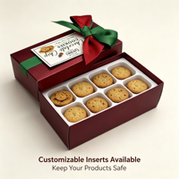 Boîte cadeau de Noël personnalisée en forme de maison pliable, en papier spécial, imprimée UV, pour souvenirs, idéale pour les commandes transfrontalières