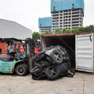 ฟลูออเรสเซนซ์ ยางกันกระแทกแบบเป่าลม ยี่ห้อโยโกฮามะ สำหรับ<span class=keywords><strong>เรือ</strong></span>/<span class=keywords><strong>เรือ</strong></span>เดินทะเล ใช้ในกรณีฉุกเฉิน พร้อมอุปกรณ์เสริมฟรี สีดำ ปรับแต่งขนาดได้ CCS.ABS - Product Image 4