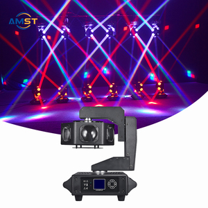 Projecteur LED professionnel <span class=keywords><strong>Osam</strong></span> UFO 6x20W RGBW 4-en-1 à tête mobile, contrôleur DMX 512, angle de balayage 360° pour mariages et fêtes - Product Image 5