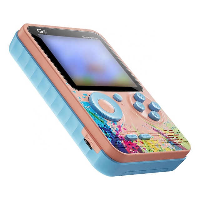 New Design Games G5 Handheld Game Player 500 in 1 Classic Game Consoles Color Screen Retro Gaming Machine With 3.0 Inch Screen