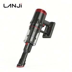 LANJI 150W Aspirateur à main sans sac sans fil 2-en-1 Portable sans fil pour voiture et hôtel Fonction sèche rechargeable - Product Image 4